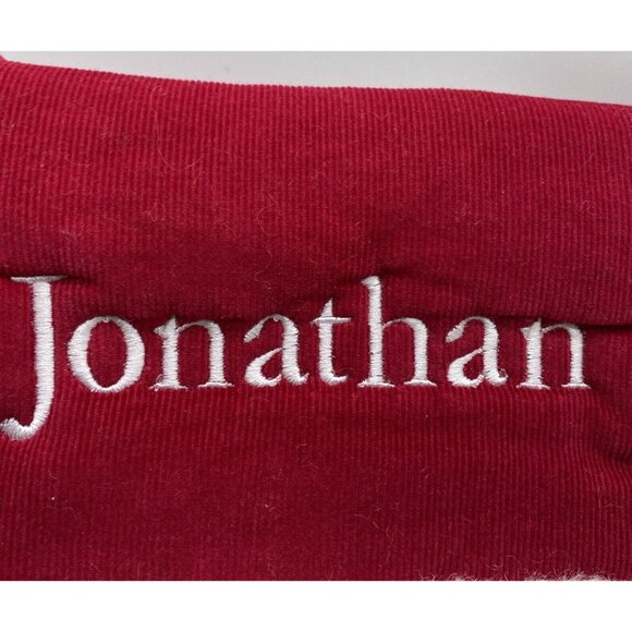 Pottery Barn Kids Jonathan Stocking Santa Train Christmas Holiday Xmas Quilted - Picture 2 of 13